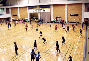 11-1-5ビーチボール試合03